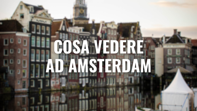 cosa vedere ad amsterdam